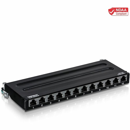 Trendnet Tc-P12C6As, Is Ideal For Gigabit And 10G Copper Ethernet Network TC-P12C6AS