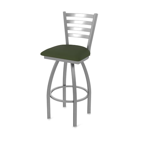 Holland Bar Stool Co 410 Jackie Stainless Steel 36in Swivel Bar Stool with Canter Pine Seat 41036SS010
