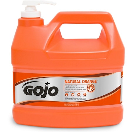 Gojo reg Natural Orange Pumice Hand Cleaner, White GOJ095504