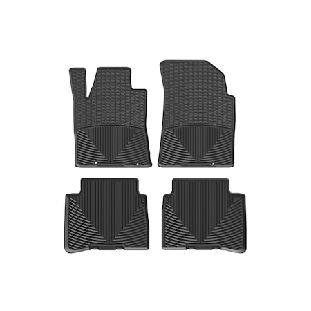 Weathertech Black, Front and Rear All Weather Floor Mats W435-W436
