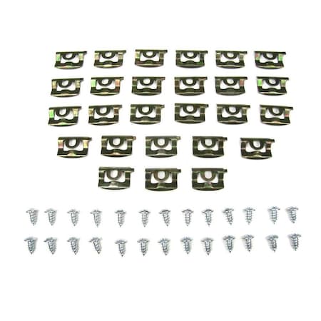 Precision Replacement Parts Molding Clip Kit - set of 52 PCK-3847-68