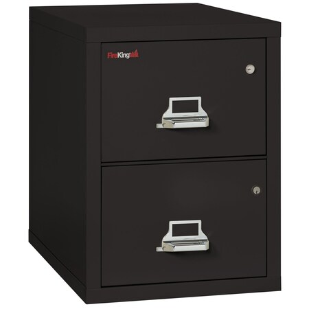 Fireking 2 Drawer, 1 Hr Fire Rated, Vertical, 31" Legal, Safe-In-A-File Black 2-2131-CBLSF