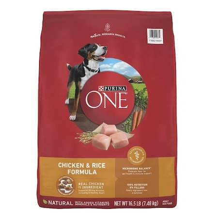 Purina One SmartBlend Dog Food, Adult Breed, Wet, Brown Rice, Lamb Flavor, 16.5 lb Can 14937