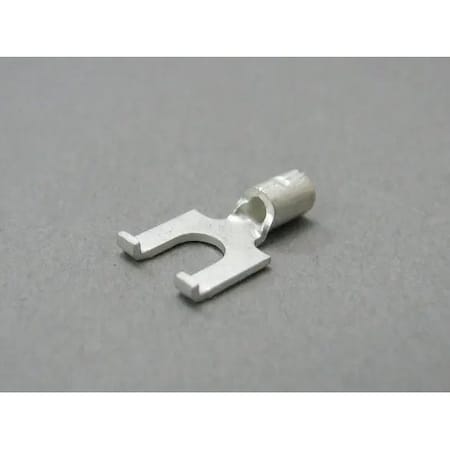 Nichifu Non-Insulated Spade Terminals, Flanged, Stud #8, AWG 22-16 1.25Y-4W
