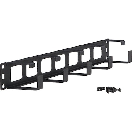 Cable Wholesale Rackmount 5X D Ring Cable Manager, 2U 61CR-04102