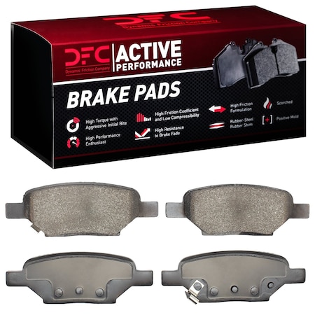 Dfc Active Performance, Disc Brake Pad Set, 1115-1033-00