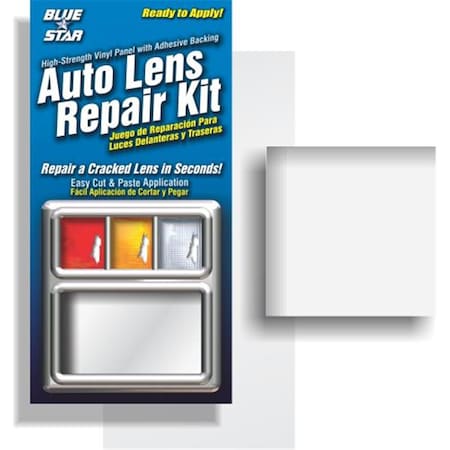 Blue Star Auto Lens Repair Kit, Clear Smooth BL39668
