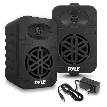 Pyle PyleUsa Bluetooth Indoor Outdoor Speakers Pair PDWRBT56BK