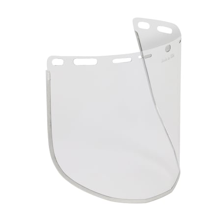 Bouton Optical Clear Polycarbonate Safety Visor with Aluminum Binding, .040" Thickness 251-01-7204
