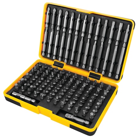 Performance Tool 148 pc. Master Bit Set, Phillips, Star, Hex, SAE, Metric, Storage Case W1725
