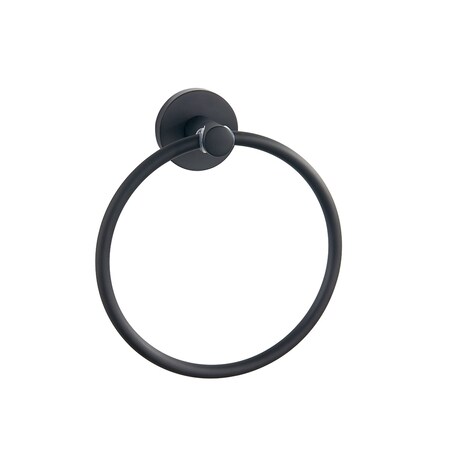 Paradise Bathworks Azure, Towel Ring, Matte Black 67020