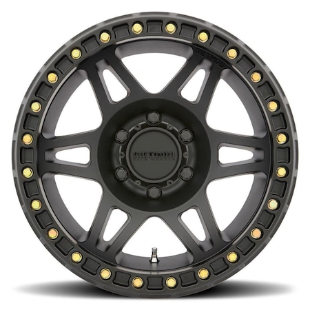 Method Race Wheels MR106 BEADLOCK 17X9 -44MM O/S 5X5 MATTE BLACK W/ BH-H24125 MR10679050544B