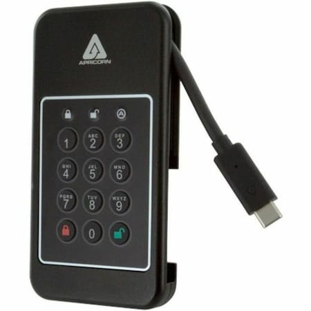 Apricorn Aegis NVX 2 TB Portable Rugged Solid State Drive - 2.5" External - TAA Compliant ANVX-2TB