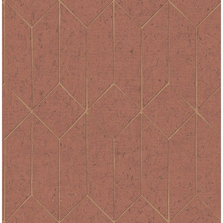 Advantage Hayden Raspberry Concrete Trellis Wallpaper 4125-26703