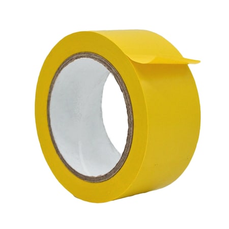 Wod Tape Floor Marking Tape, PVC, Yellow, 2 inch (48mm) W., 6 mil Thickness, 24 PK WOD VTC606-02000-24-60-YEL