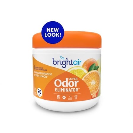Bright Air Deodorizer, 14 oz., Plastic Jar, PK6 BRI 900013
