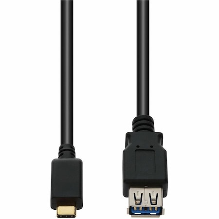 Add-On AddOn 8in USB C Male to 4xUSB A 3.0 Female Hub with Aluminum Housing USBC24USB3AL-AA