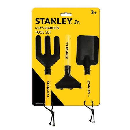 Stanley Jr. Kid's Garden Tool Set Yellow/Black 3 pc SGH005-03-SY