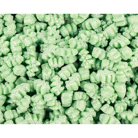 Bubblefast FunPak Green Trees Packing Peanuts Plant Based Biodegradable Compostable 1.5 cu ft Bag FP 1.5-Green Christmas Trees