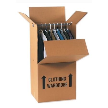 Smurfit Westrock Packaging Solutions Wardrobe Box 24", 24 x 21 x 48, 51 ECT BC 1404185