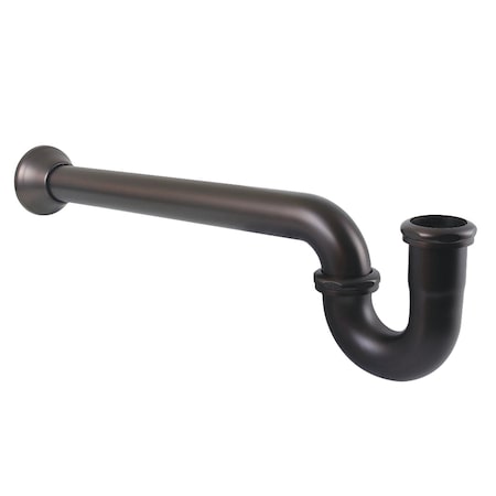 Kingston Brass 1-1/2 in. P-Trap with Bell Flange, 19 in. Length, 18 Gauge, Oil Rubbed Bronze CC5125