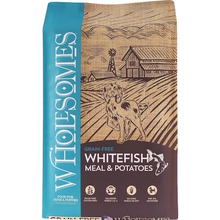 Wholesomes Grain-Free 35 Lb. Whitefish Meal & Potato Formula Dry Dog Food 348100