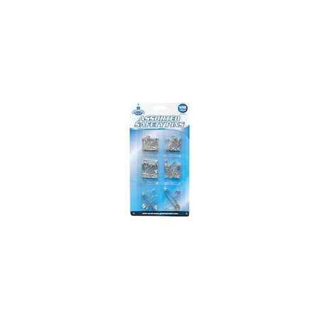 Great Lakes Wholesale Safety Pins, Assorted Sizes & Colors, 108-Ct. 541057