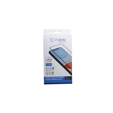 Cable Wholesale Comzon Tempered Glass Screen Protector for Apple iPhone 11/XR, 3D Resin Glass, full screen C2010
