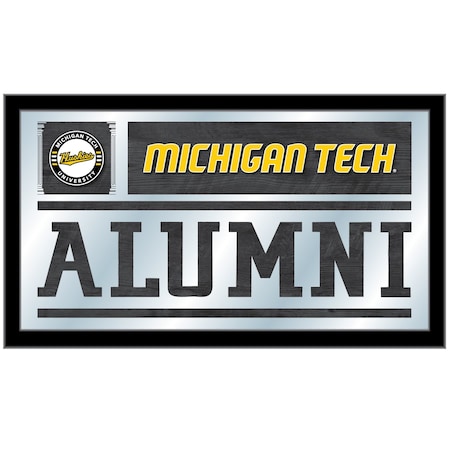 Holland Bar Stool Co Michigan Tech 26" x 15" Alumni Mirror MAlumMITech