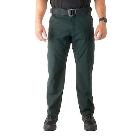 First Tactical Men V2 Tactical Pants, 44 in, Spruce Green, 35% Cotton, 65% Polyester 114011