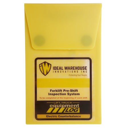 Ideal Warehouse Innovations Replacement Checklist Book, 1" W, PK4 70-1062-CP