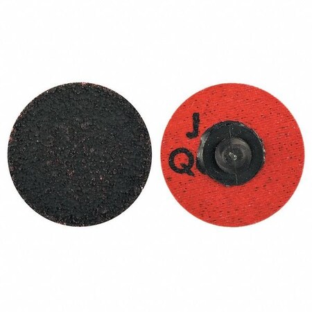 Norton Abrasives Quick Change Disc, Coated, 2" dia., Grit 36 66261132730