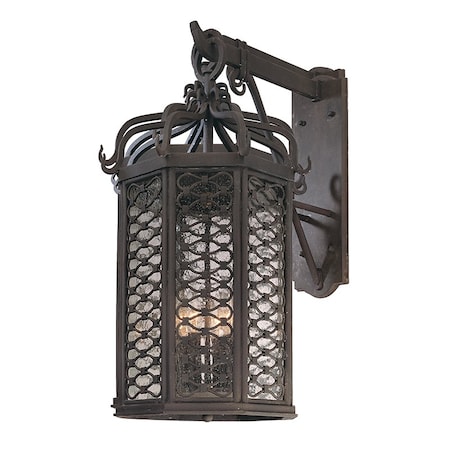 Troy Lighting Los Olivos 4 Light Wall Sconce 13.5 In. Textured Iron B2374-TRN
