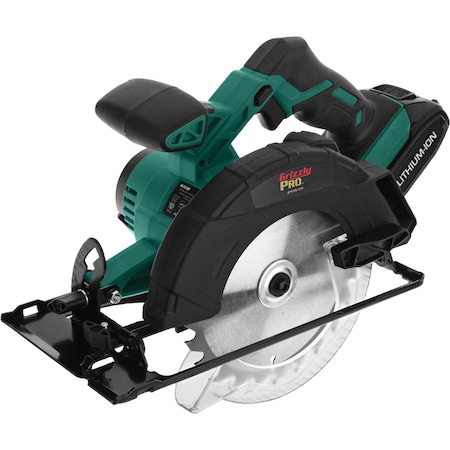 Grizzly Pro 20V 6-1/2" Circular Saw Kit with Li-Ion Battery (Charger Not Included) T30293X