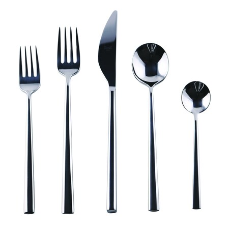 Mepra Movida Flatware Set - 5 Pieces - Stainless Steel 103722005