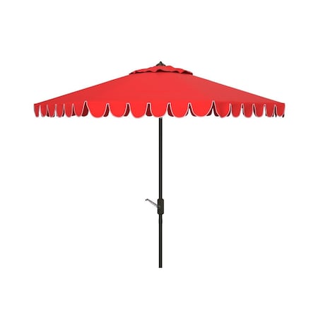 Safavieh 11 ft. Venice Crank Umbrella, Red PAT8110C