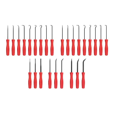 Tekton Pick, Hook, Probe, and Mini Pry Bar Set (27-Piece) LVR10006