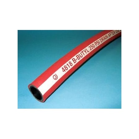 Jason Industrial 1in x 100ft, BROMOBUTYL STEAM RED, SOLD IN 100 FOOT LENGTH INCREMENTS 4818-0100-100
