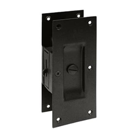 Dendesigns 6 in. Privacy Decorative Pocket Lock, Oil Rubbed Bronze - Solid DE560850