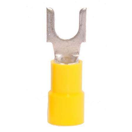 Hillsdale Terminal Fork Terminal, #10 Stud Size, 10 AWG, 600 V, Vinyl Insulated, 500 PK 50292