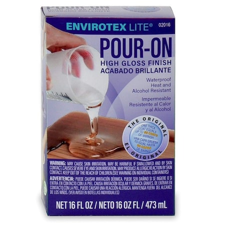 Environmental Technology 16 Oz Environmental Technology 2016 Clear Envirotex Lite Pour-On High Gloss Finish 2128