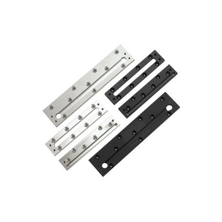 Hanchett Entry Systems Concrete / Wood Bracket for M32 Magnalock, 628/US28 Clear Anodized CWB-32CL