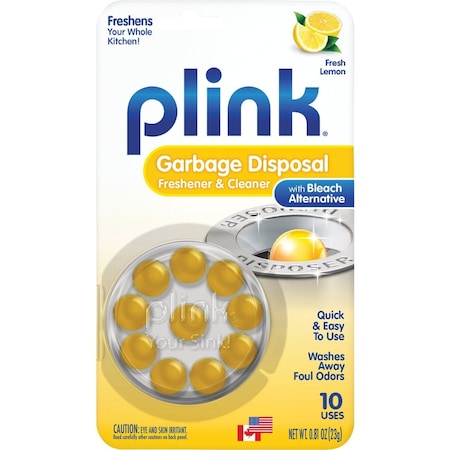 Plink Garbage Disposer Cleaner & Deodorizer, 10-Count PLM12T