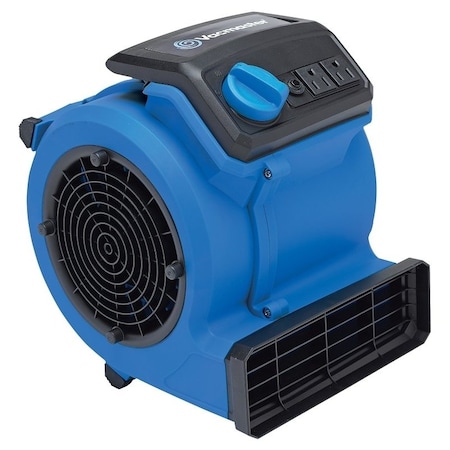 Vacmaster Professional Air Mover, 120 V, 550 cfm Air, Polypropylene AM201 0101