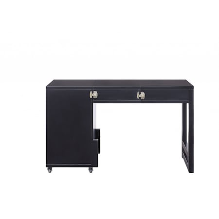 Homeroots 48" Black Writing Desk 347525