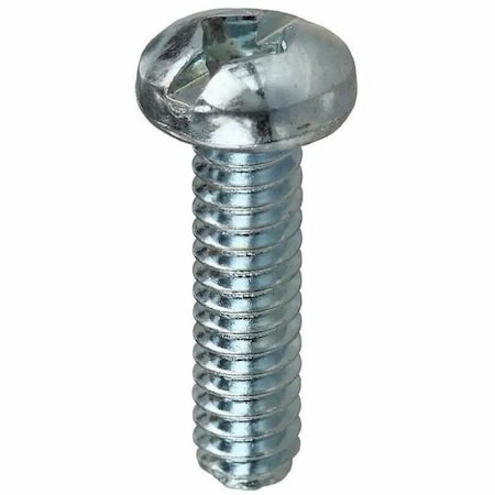 Dottie #8-32 x 1-1/2 in Combination Slotted/Square Round Machine Screw, Zinc Plated Carbon Steel, 100 PK RMDS832112