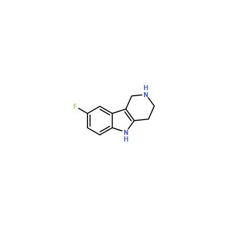Ak Scientific 8-Fluoro-2, 3, 4, 5-tetrahydro-1H-pyrido[4, 3-b]indole (250mg), CAS 39876-39-6 2500AE-250mg