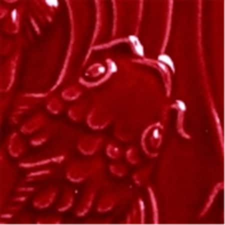 Amaco Lg  Non-Toxic Gloss Glaze- 1 Pint- Intense Red 406950