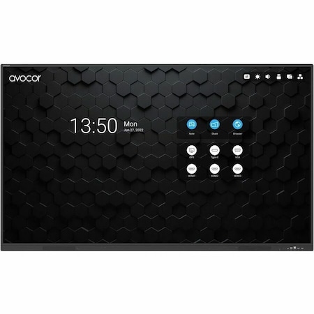 Avocor S-SERIES 75IN 4K IR LED INTERACTIVE DISPLAY, EDLA AVS-7510E