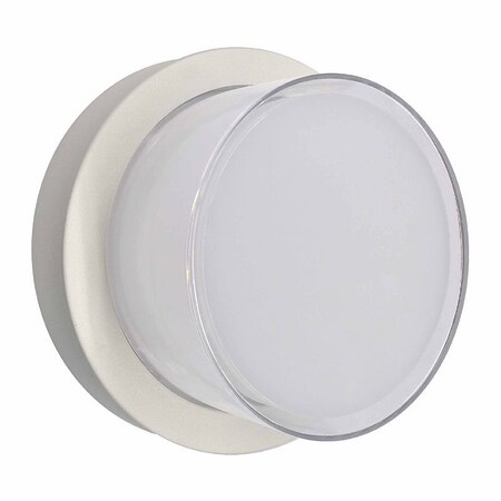 Westgate Round Outdoor IP65 Double Lens 12W 650LM CRI90 Selectable CCT 3000K/4000K/5000K WHITE LRS-E-MCT-C90-WH
